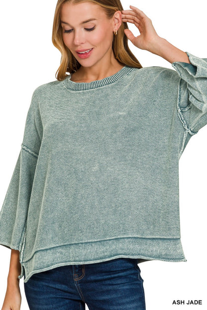 Juniper Washed Knit Pullover
