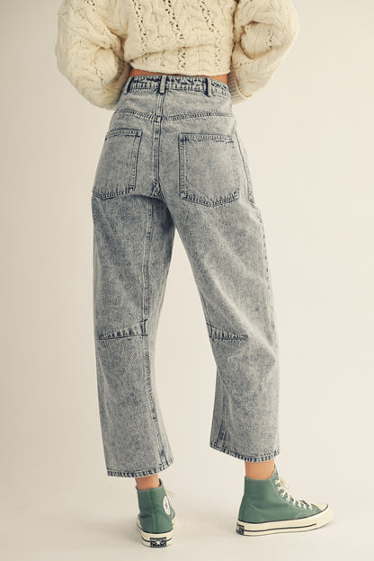 Eli Vintage Wash Barrel Pants