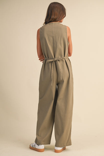 Mila Button Down Jumpsuit