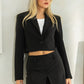 Annie Cropped Single Button Jacket