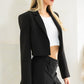 Annie Cropped Single Button Jacket