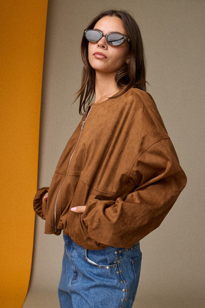 Wilder Suede Zip Jacket