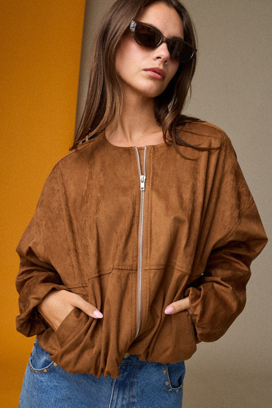 Wilder Suede Zip Jacket