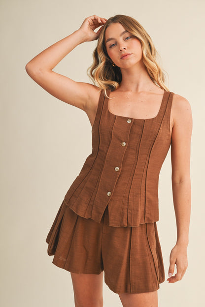 Sorelle Pintuck Vest