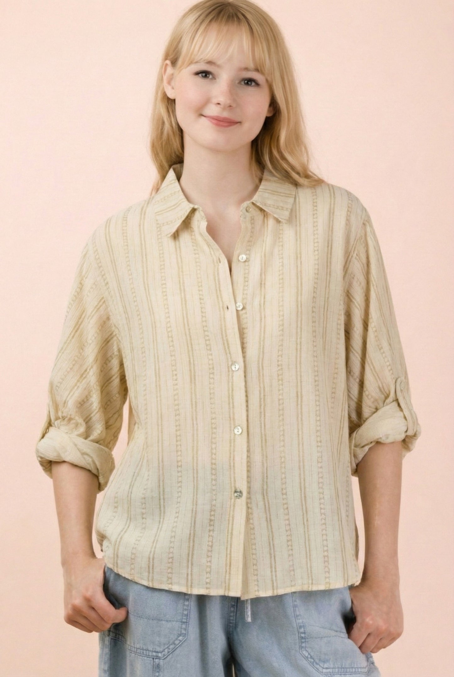 Sandstone Button-Up