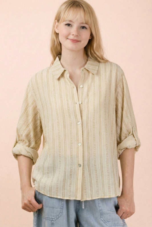 Sandstone Button-Up