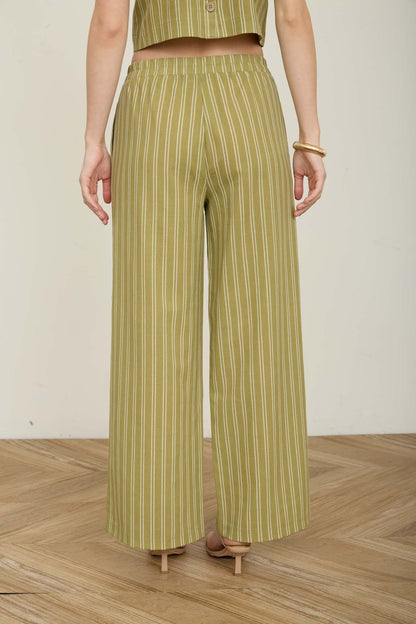 Matcha Stripe Pants