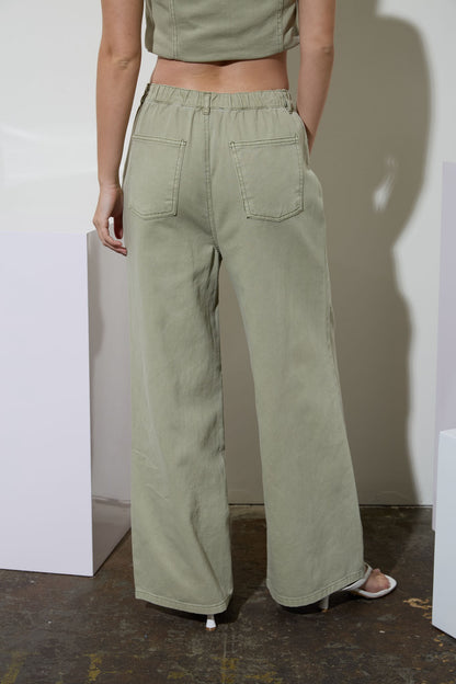 Aspen Drawstring Denim Pants