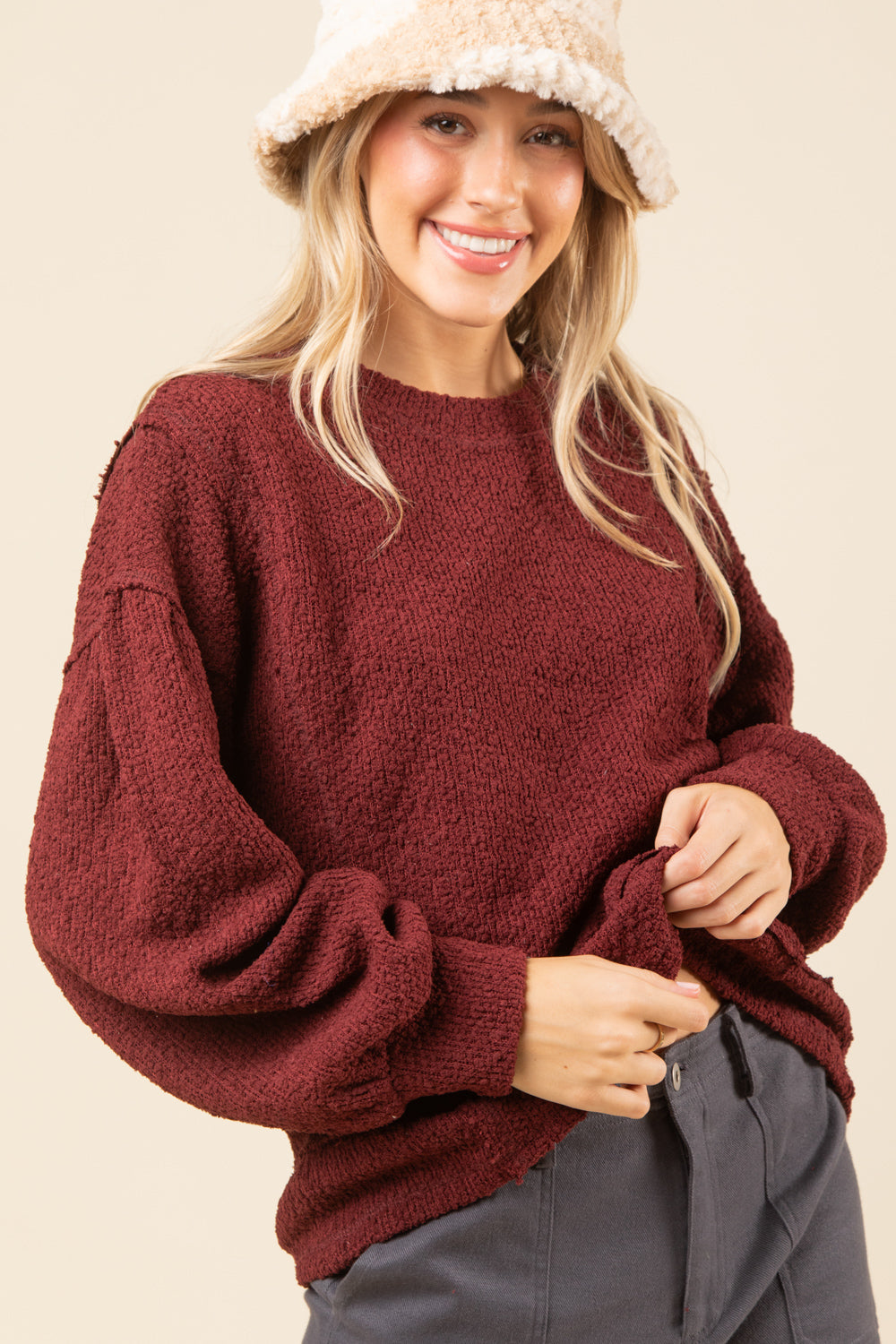 Amy Textured Sweater