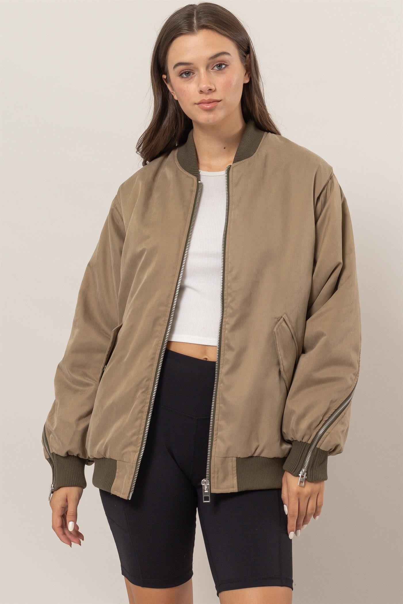 Atlas Zip Bomber Jacket