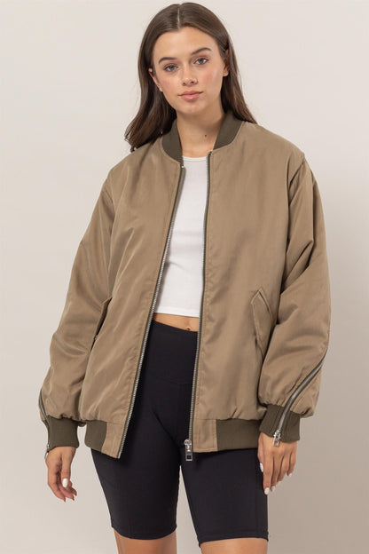 Atlas Zip Bomber Jacket