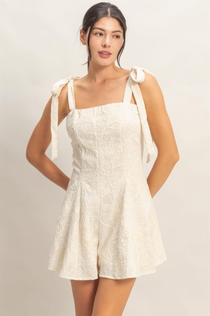 Meadow Bloom Tie Romper