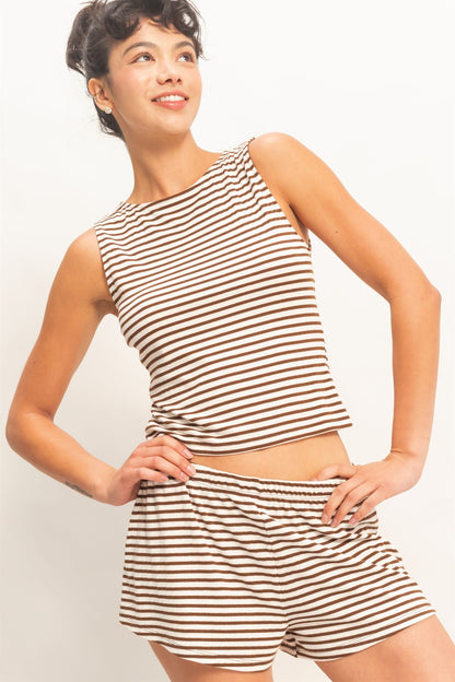 Cocoa Coast Striped Set