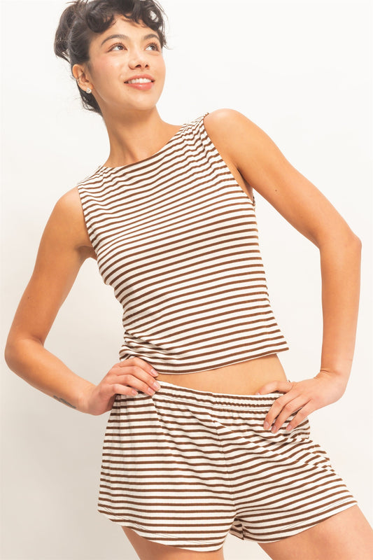 Cocoa Coast Striped Set