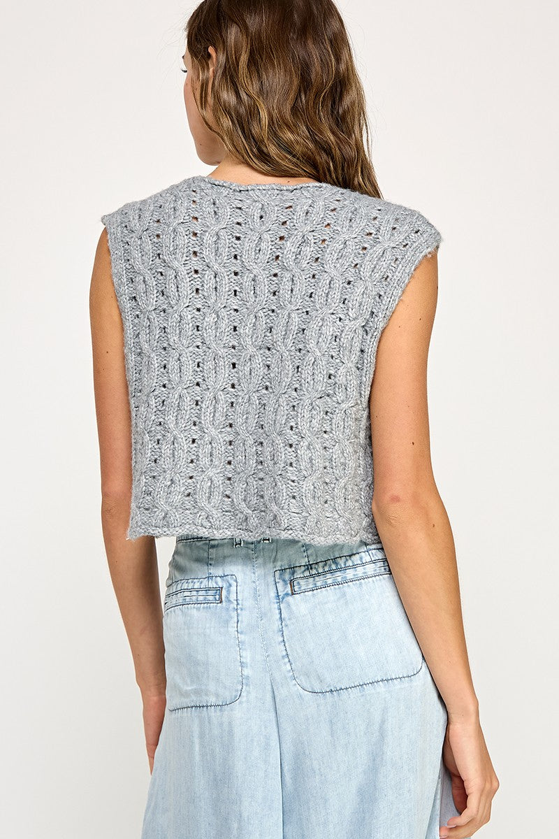 Willow Cable Vest
