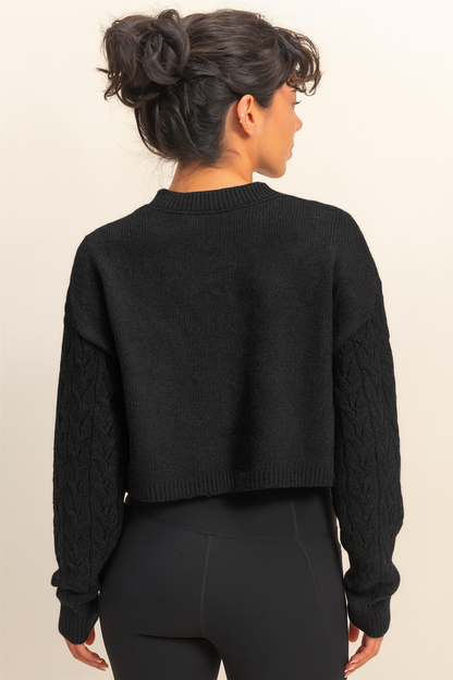 Arlette Cable Knit Sweater