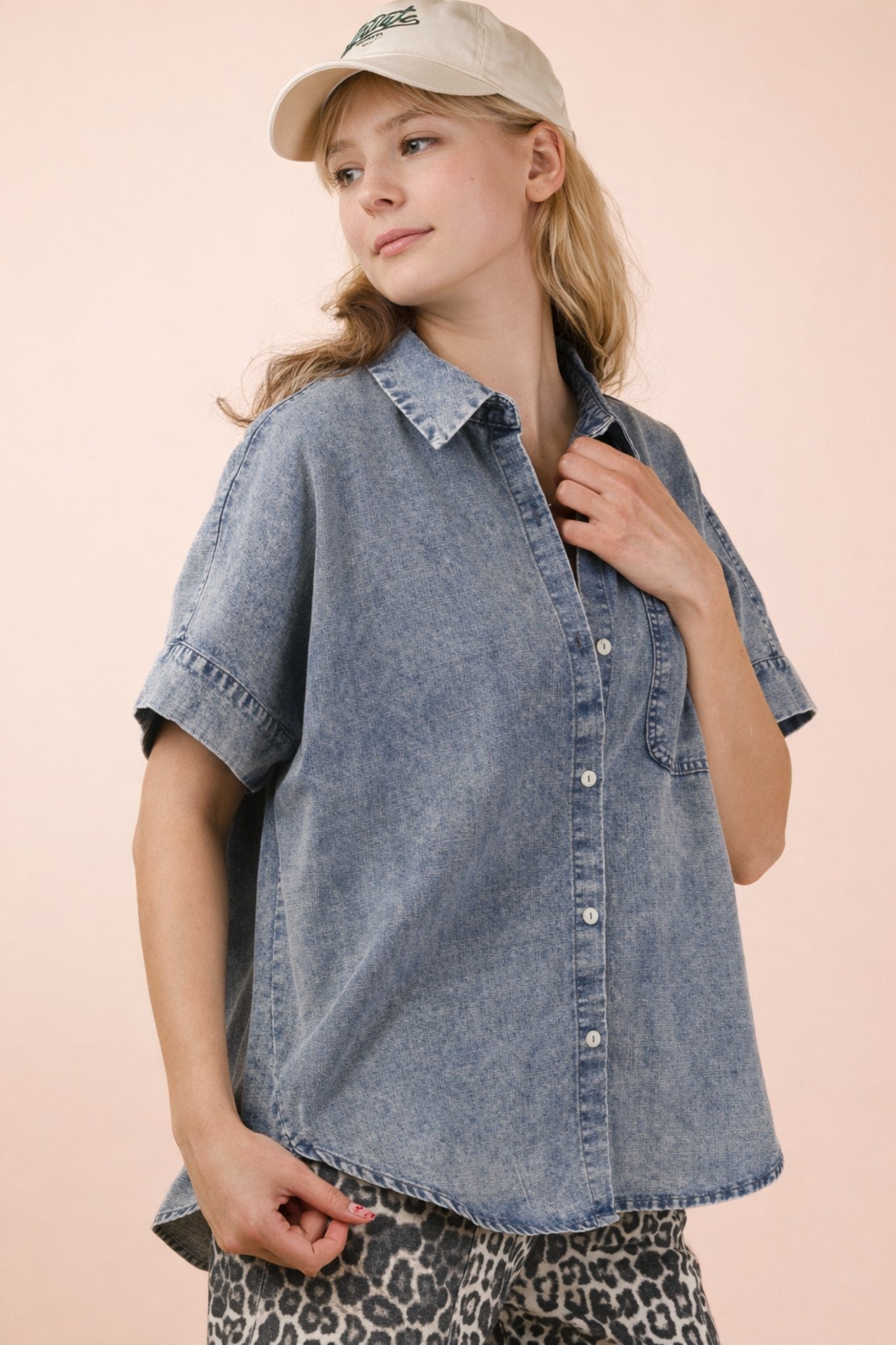 Relaxed Denim Shirt
