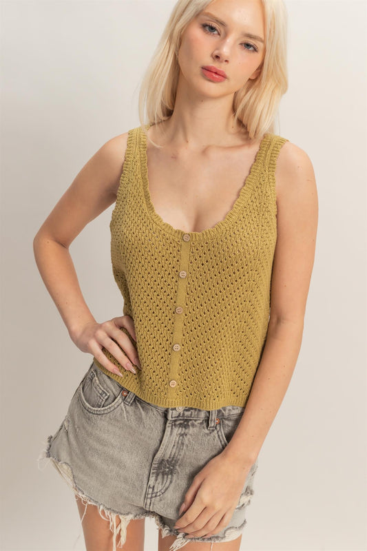 Olive Grove Knit Tank