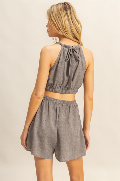 Harbor Mist Romper