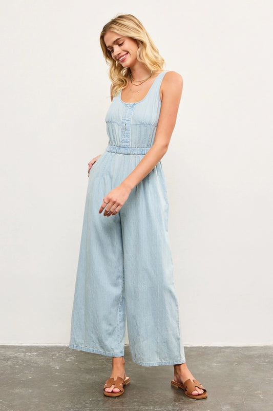 Skye Denim Jumpsuit