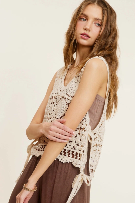 Delphine Crochet Top