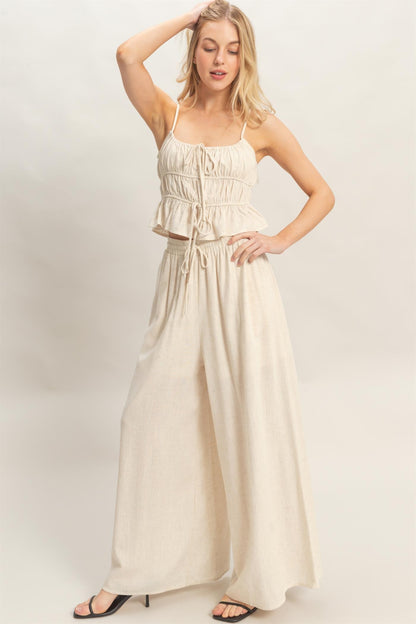 Bare Linen Tie Top