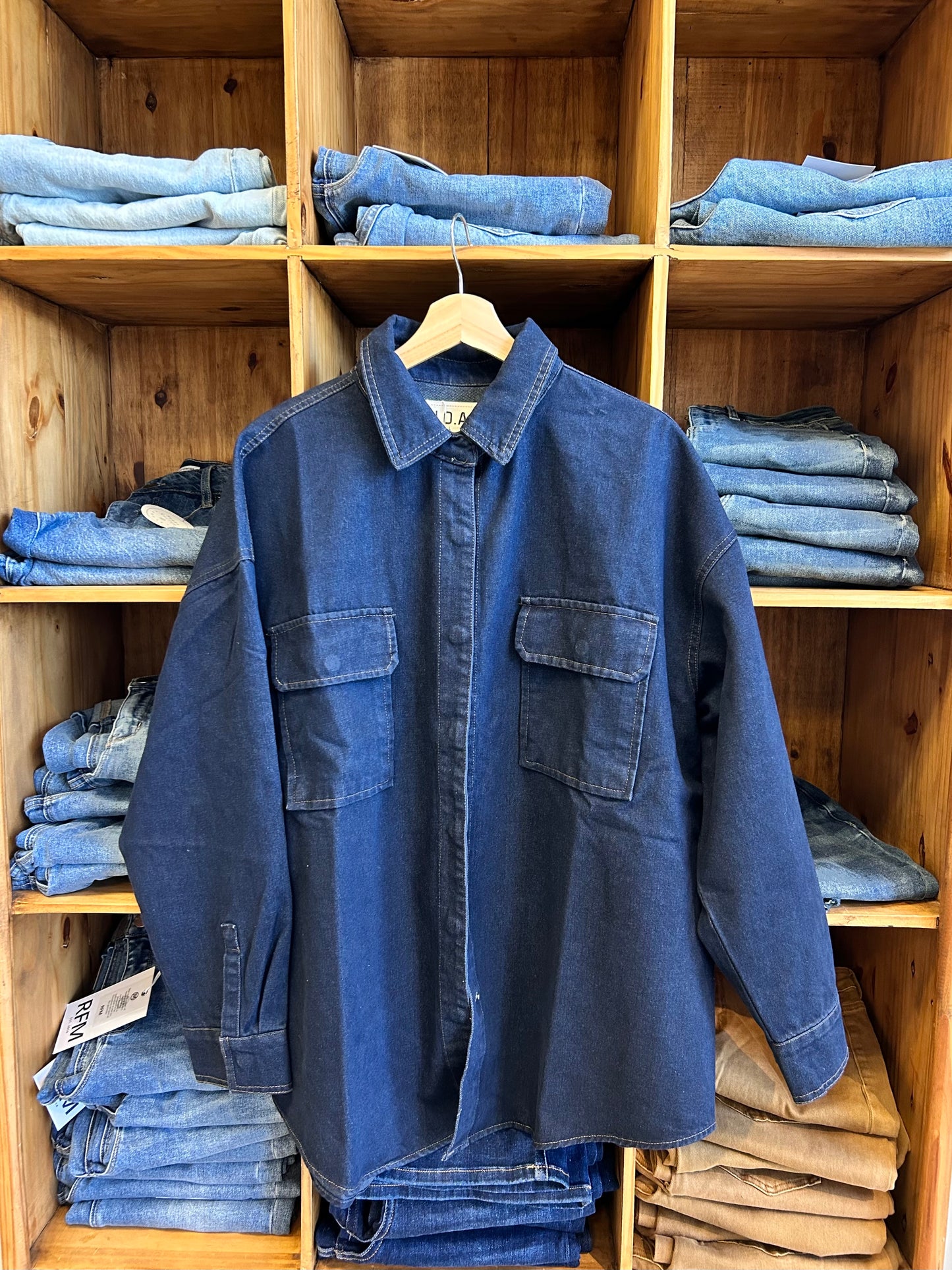 Dana Denim Button Down Jacket