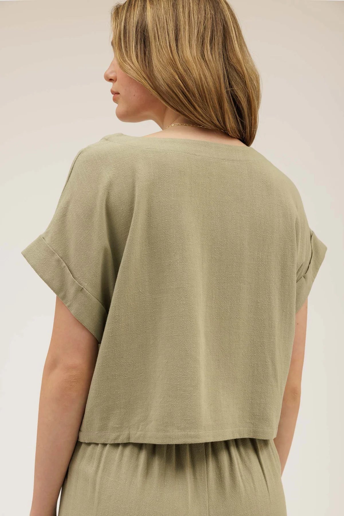Sofia Linen Top