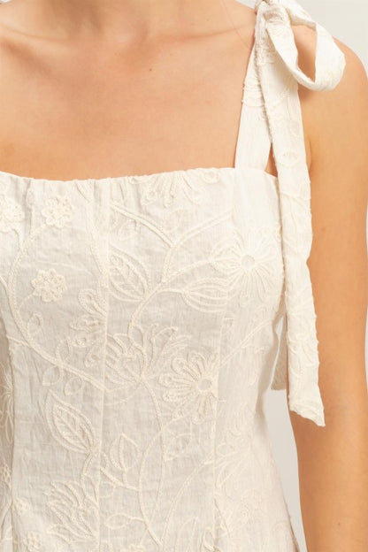 Meadow Bloom Tie Romper