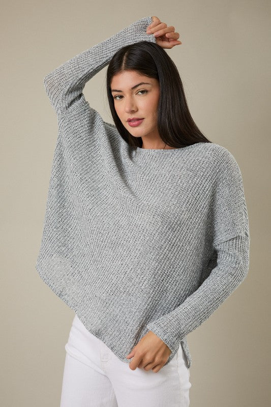 Ella Side Slit Long Sleeve