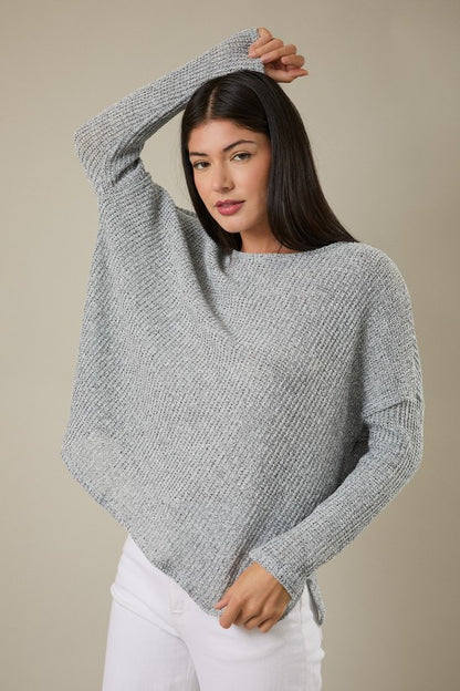 Ella Side Slit Long Sleeve