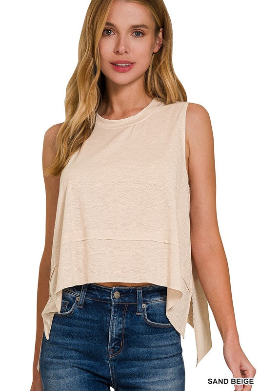 Chloe Side Slit Tank