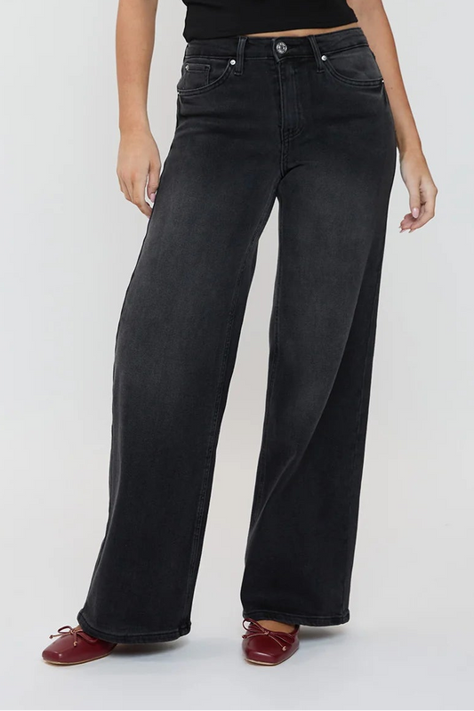 Olivia High Rise Wide Leg Jeans