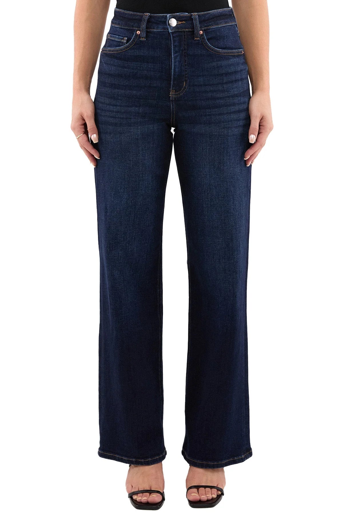 Stella Dark Wide-Leg Jeans