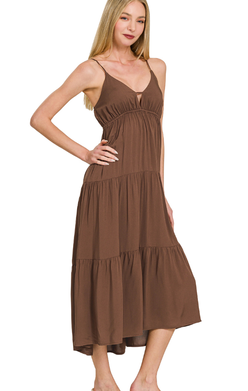 Savanna Tiered Midi Dress