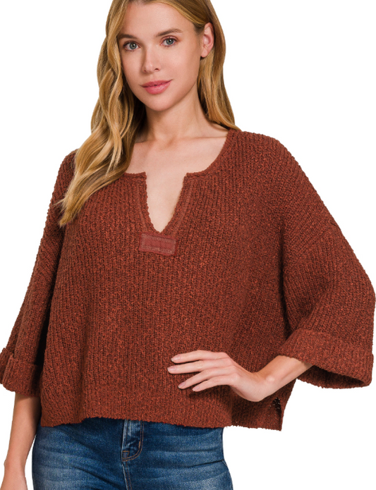 Autumn Ember Knit Top