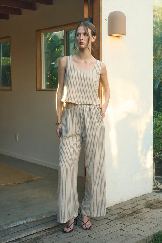 Solana Pinstripe Pants