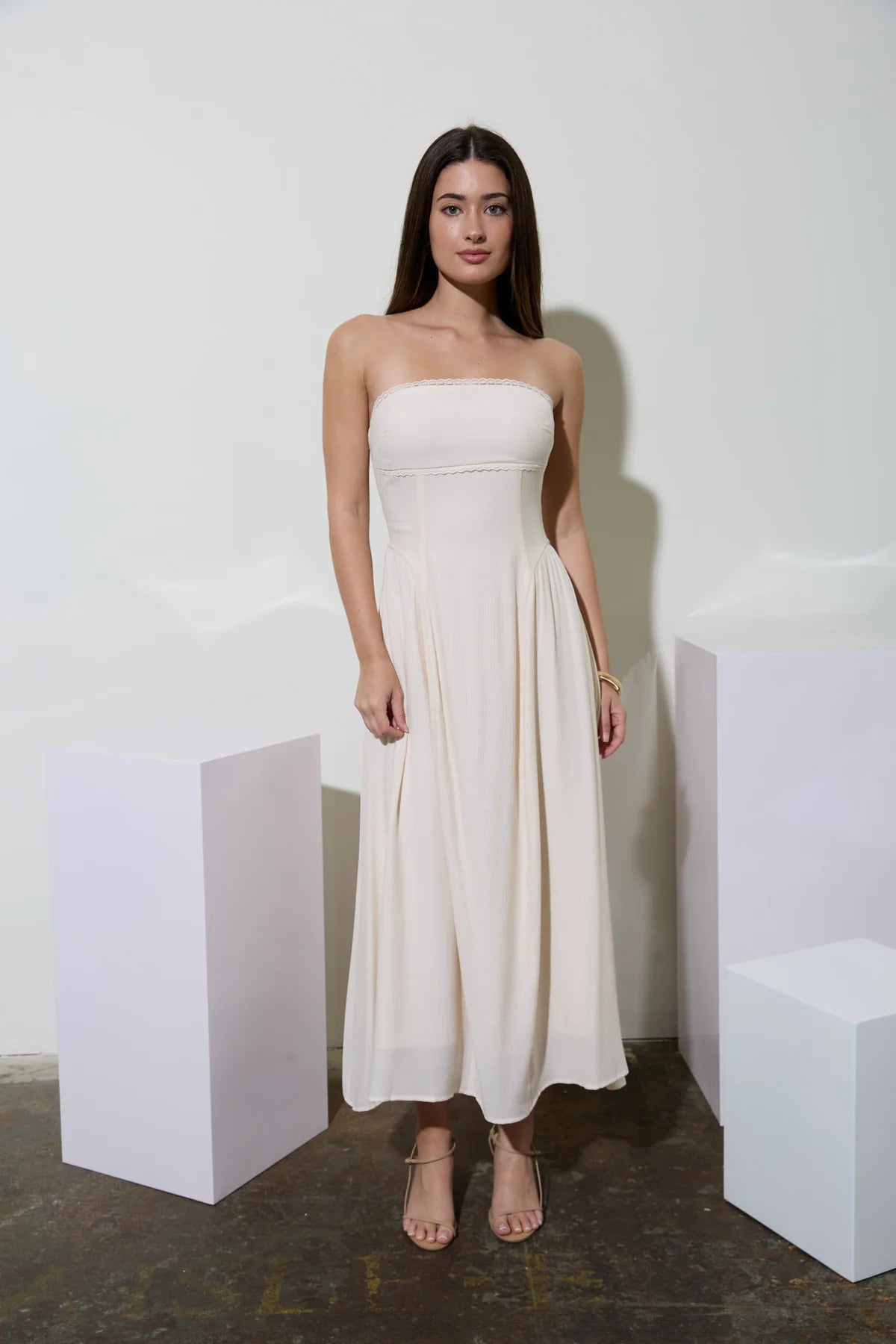 Ivory Grace Maxi Dress