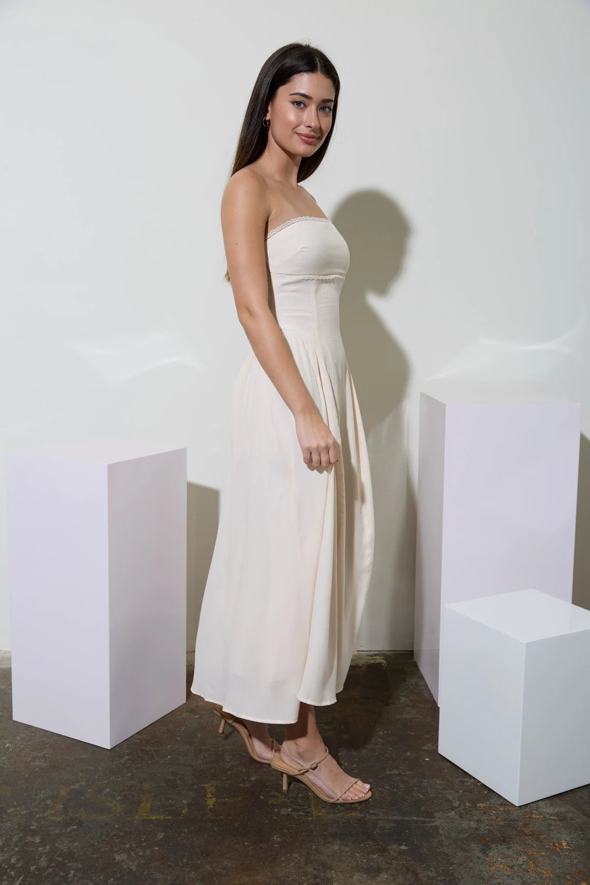 Ivory Grace Maxi Dress