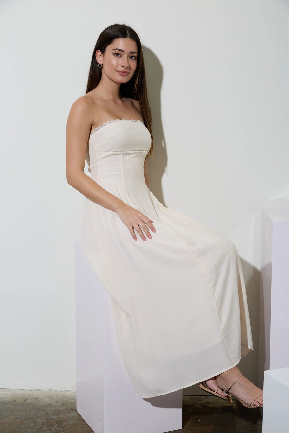Ivory Grace Maxi Dress
