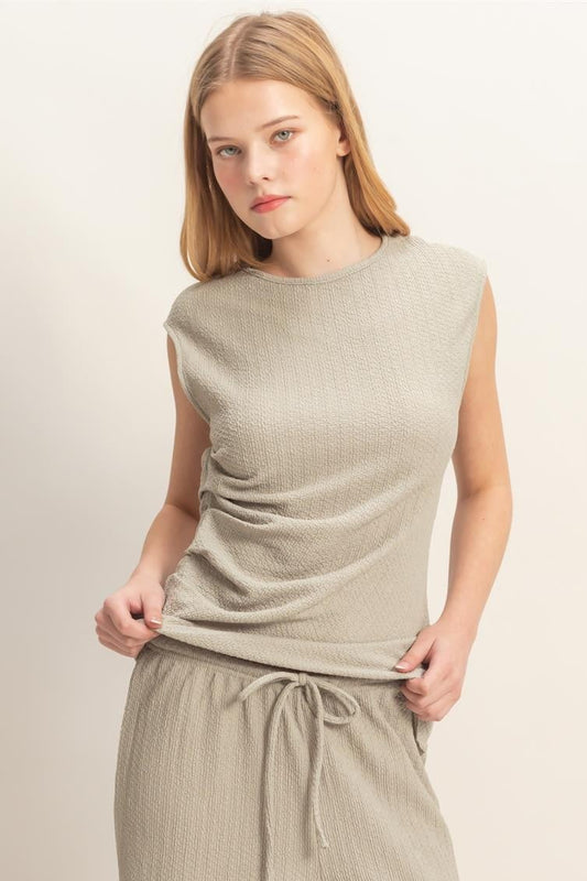 Valencia Textured Top