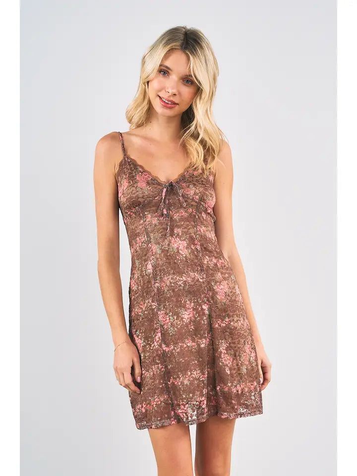 Rosalia Floral Mini Dress