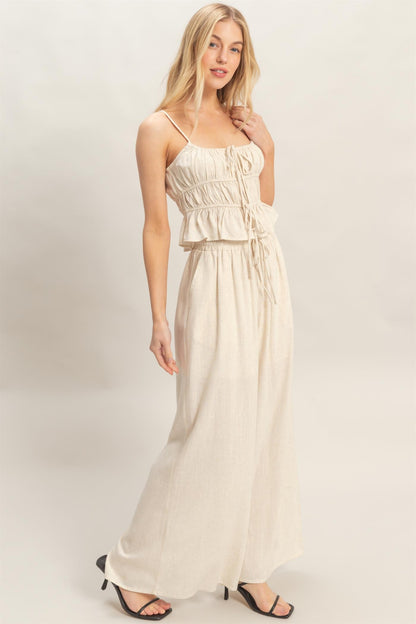 Bare Linen Tie Top