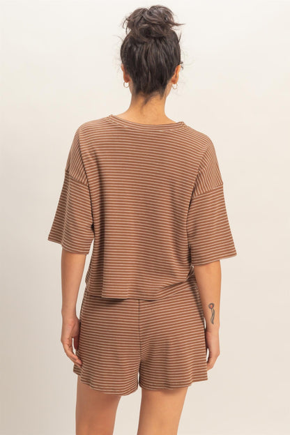 Marlowe Easy Stripe Shorts