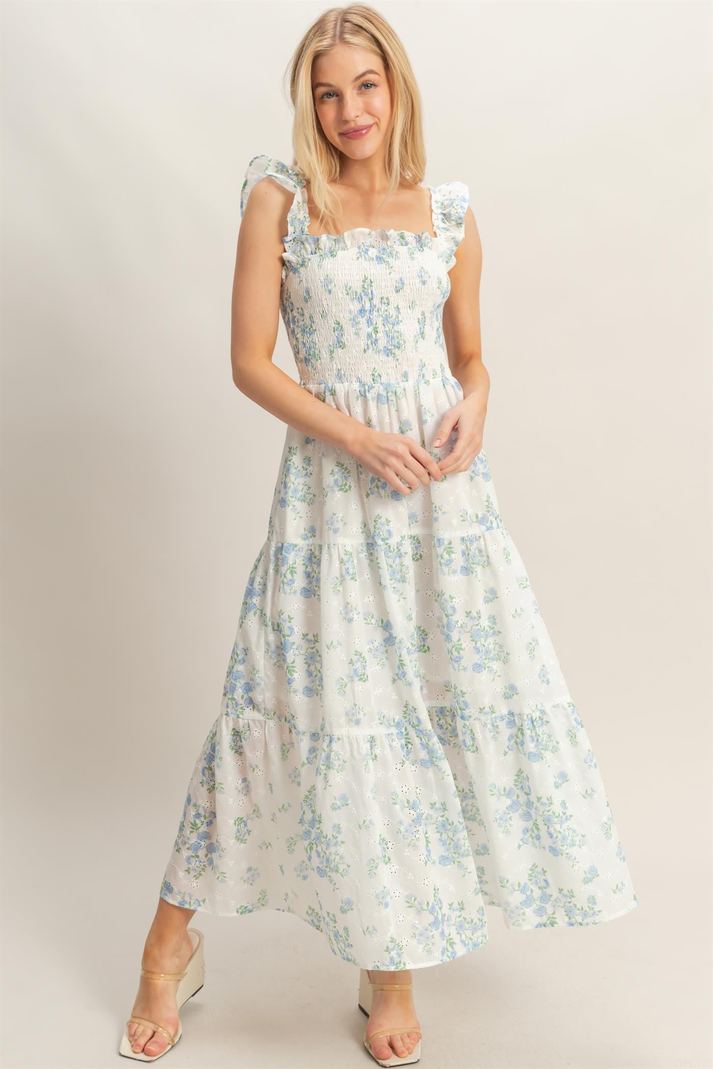 Elodie Floral Maxi Dress