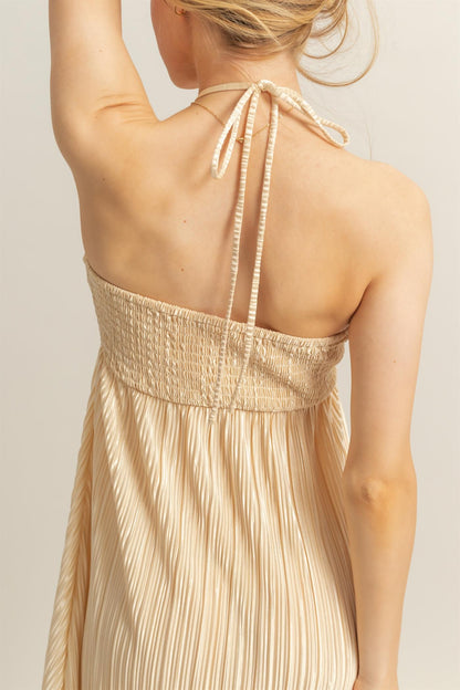 Champagne Glow Maxi Dress