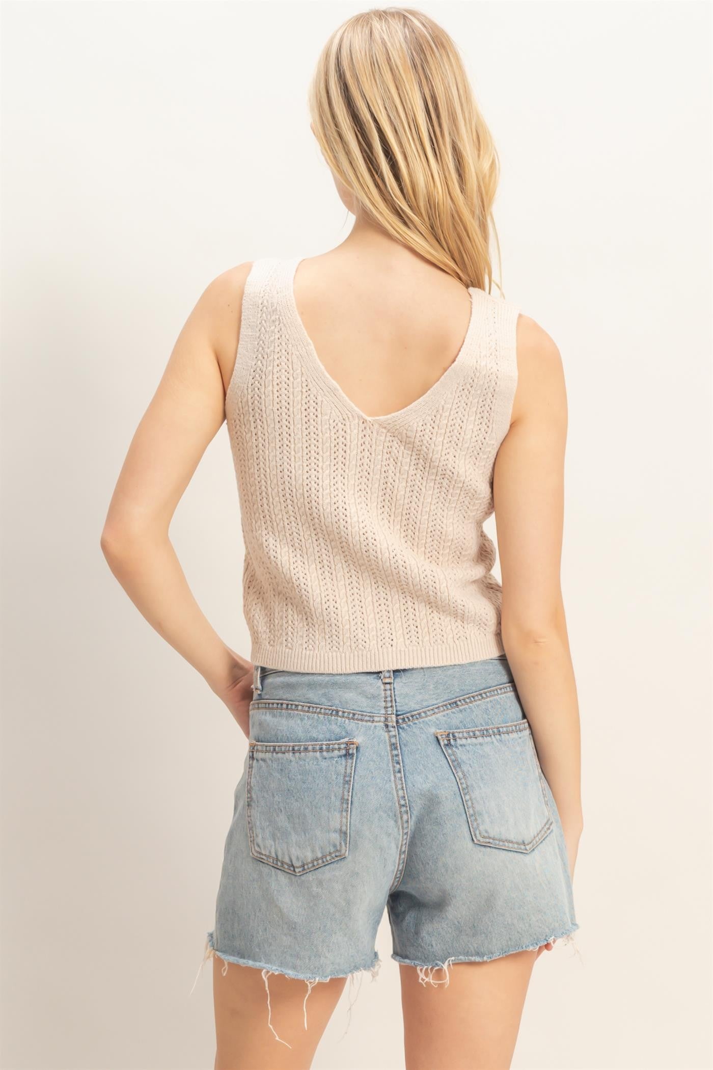 Sandstone Knit Tank