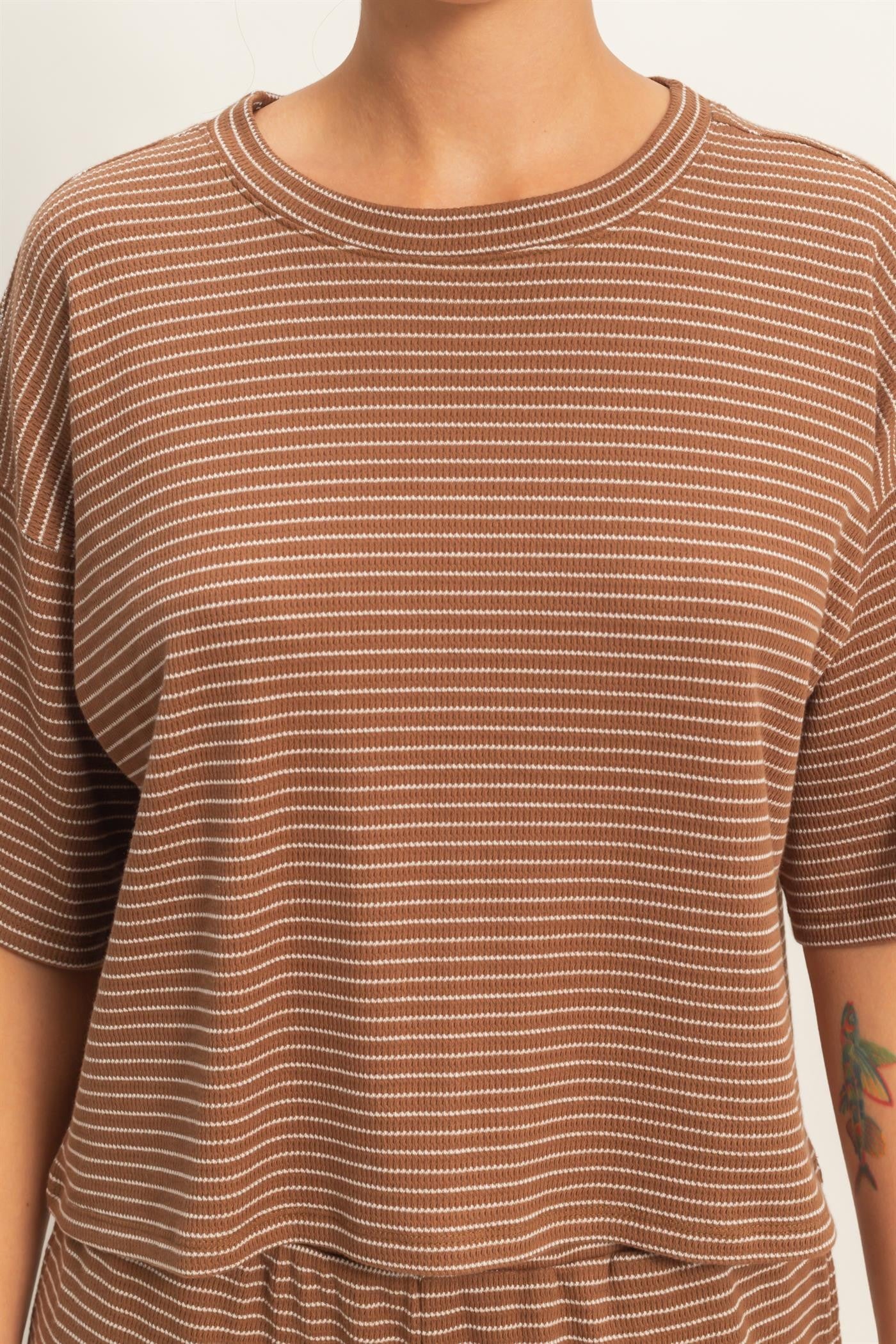 Marlowe Relaxed Stripe Tee