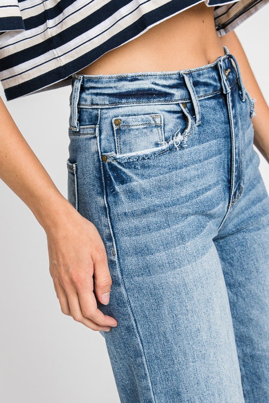 Everly High Rise Straight Jeans
