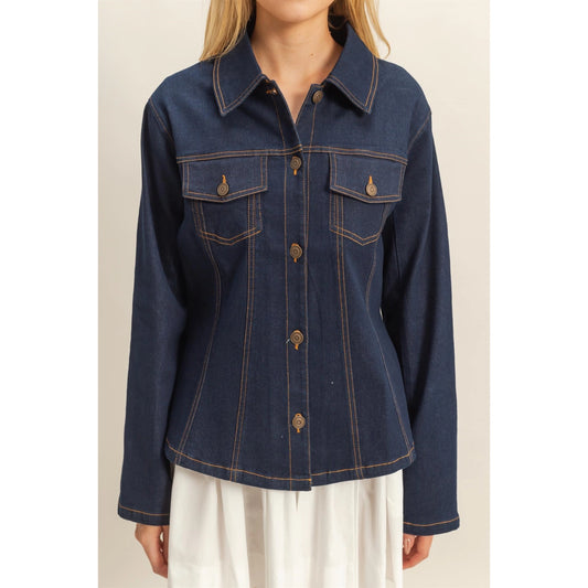 Remi Garment Washed Denim Jacket